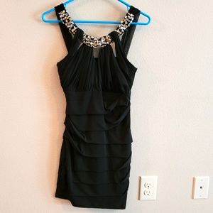 City triangles black halter dress  size medium